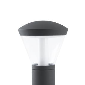Faro Shelby - Gartenleuchte - Ø 19 x 33 cm - 10W LED inkl - IP65 - dunkelgrau