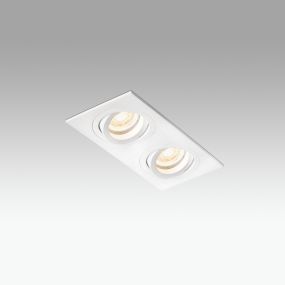 Faro Radon - Einbaustrahler - 180 x 92 mm, 170 x 80 mm Einbaumaß - mattweiß