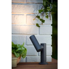 Lucide Tatum - Gartenstrahler - 10 x 14 x 13 cm - 4,5W LED inkl. - IP65 - anthrazit