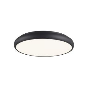 Nova Luce Gap - Deckenleuchte - Ø 61 x 9 cm - 62W LED inkl. - schwarz