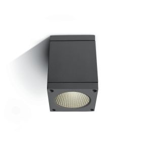 ONE Light Outdoor Ceiling Cylinders - Außen-Deckenleuchte - 8 x 8 x 10,7 cm - 6W LED inkl. - IP54 - anthrazit