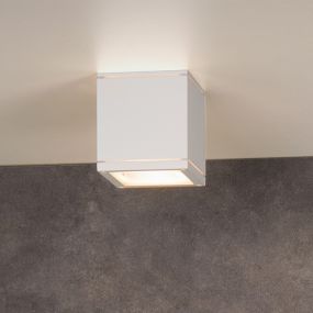 Lucide Aven - Aufbaustrahler - 9,3 x 9,3 x 9,6 cm - IP65 - weiß