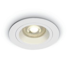 ONE Light Dark Light Dual Ring - Einbaustrahler - Ø 92 mm, Ø 78 mm Einbaumaß - weiß
