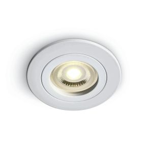 ONE Light Dual Ring Range - Einbaustrahler - Ø 80 mm, Ø 68 mm Einbaumaß - weiß