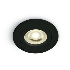 ONE Light Dual Ring Range - Einbaustrahler - Ø 80 mm, Ø 68 mm Einbaugröße - schwarz