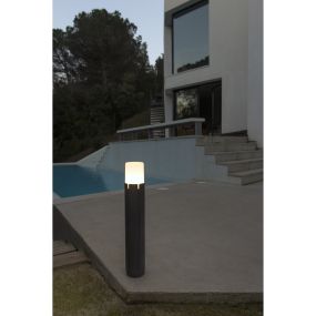 Faro Tram - Gartenleuchte - Ø 9,8 x 63 cm - IP65 - dunkelgrau