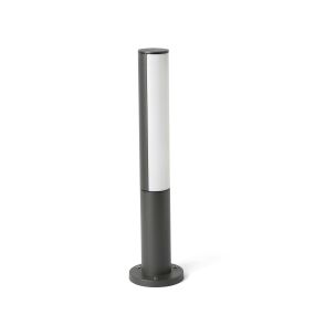 Faro Beret - Gartenleuchte - Ø 11,5 x 50 cm - 8W LED inkl. - IP54 - dunkelgrau