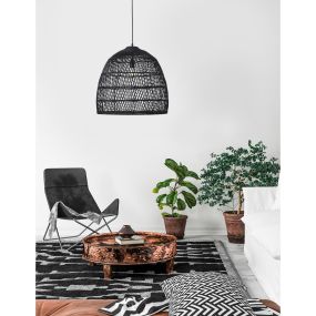 Nova Luce Destin - Pendelleuchte - Ø 53 x 250 cm - schwarz