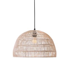 Nova Luce Melody - Hängeleuchte - Ø 40 x 250 cm - braun und schwarz