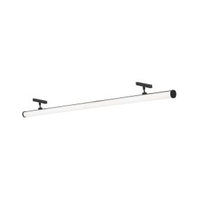 Nova Luce Ram 24V - Leuchte für Magnetprofilsystem - 150 x 12 cm - 38W LED inkl. - sandschwarz