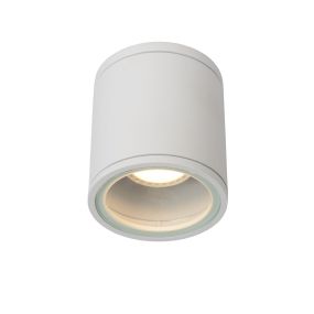 Lucide Aven - Aufbaustrahler - Ø 9 x 10 cm - IP65 - weiß