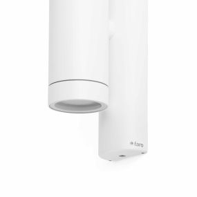 Faro Steps - Wandleuchte - 6,5 x 10 x 24 cm - IP44 - mattweiß