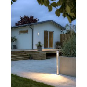 Konstsmide Udine - Gartenleuchte - Ø 7,5 x 97 cm - 12W LED inkl. - IP44 - weiß