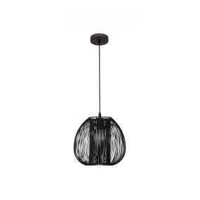 Nova Luce Desire - Hängeleuchte - Ø 28 x 250 cm - schwarz