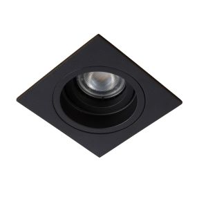 Lucide Embed - Einbaustrahler - 91 x 91 mm, Ø 83 mm Einbaumaß - schwarz