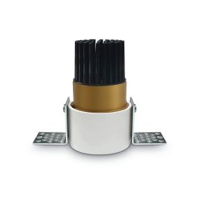 ONE Light - The Trimless Mini Range - Einbaustrahler - Ø 35 mm, Ø 40 mm Einbaumaß - 3W dimmbare LED inkl. - Messing und weiß