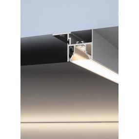 Klus FOLED-SUF - LED-Einbauprofil für abgehängte Decken - 2,69 cm Fensterbreite - Aluminium
