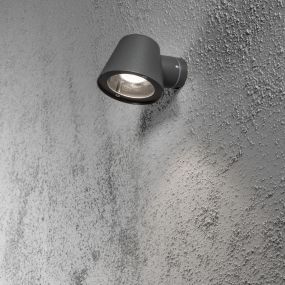 Konstsmide Trieste - Wandleuchte - 16 x 11 x 11,5 cm - IP44 - anthrazit