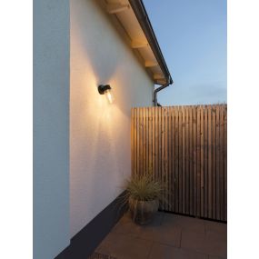 Konstsmide Vega - außenwandleuchte - 11,5 x 18,5 x 24,5 cm - IP54 - schwarz