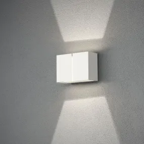 Konstsmide Pavia - außenwandleuchte - 16,5 x 8 x 11,5 cm - 12W LED inkl. - IP54 - weiß