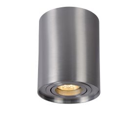 Lucide Tube 1 - Aufbaustrahler - Ø 9,6 x 12,5 cm - Chrom satiniert