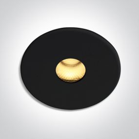 ONE Light LED-Strahler - Einbaustrahler - Ø 40 mm, Ø 33 mm Einbaugröße - 6W dimmbare LED inkl. - schwarz