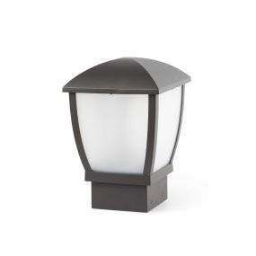 Faro Wilma - Sockelleuchte - 22,5 x 22,5 x 34 cm - IP44 - dunkelgrau