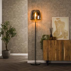 Vico Drift Glass - Stehleuchte - 170 cm - Rauchglas
