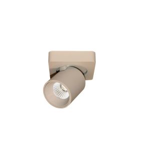 Artdelight Laguna – 1-flammiger aufbaustrahler – Ø 10 x 9,5 cm – 6W dimmbare LED inklusive – champagner