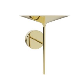 Maxlight Hana - Wandleuchte - 17,5 x 21,8 x 21,2 cm - 6W LED inkl. - gold
