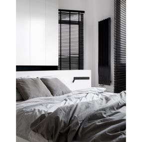 Nova Luce Vida - Wandleuchte mit Schalter und USB-Ladegerät - 35 x 10 x 8 cm - 5W + 3W LED inkl. - sand schwarz