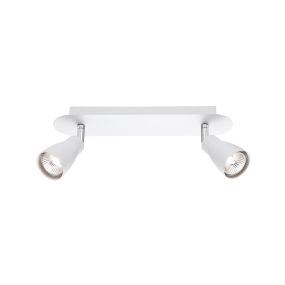 Nova Luce Cono - Aufbaustrahler 2L - 25,5 x 8 x 19 cm - matt weiß