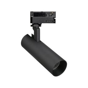 Maxlight Shinemaker - Stromschienenstrahler - 3-Phasen-Schienensystem - Ø 5,5 x 19,6 cm - 15W dimmbare LED inkl. - schwarz