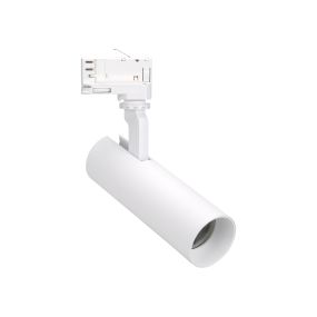 Maxlight Shinemaker - Stromschienenstrahler - 3-Phasen-Schienensystem - Ø 5,5 x 19,6 cm - 15W dimmbare LED inkl. - weiß
