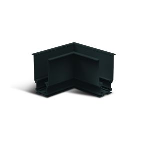 ONE Light Magnetschienensystem MAXI - horizontales Eckeinbau-Profil - 11 x 7,5 x 5 cm - schwarz