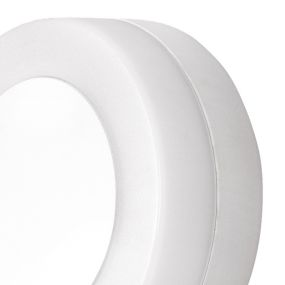 Nova Luce Tune - Außenwandleuchte - Ø 15 x 5,5 cm - 9W LED inkl. - IP65 - weiß