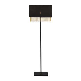 Searchlight Fringe - Stehleuchte - 147,5 cm - schwarz und gold
