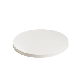 ETH - ungebohrte Deckenplatte - Ø 50 cm - matt weiß
