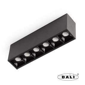 Faro Neso Point-6 - Leuchte für Magnetschiene - 16,4 x 1,3 x 2,2 cm - 8W DALI dimmbare LED inkl. - 34° Ausstrahlung - schwarz