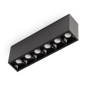 Faro Neso Point-6 - Leuchte für Magnetschiene - 16,4 x 3,4 x 5,6 cm - 8W LED warmweiß (2700K) inkl - 12° Abstrahlwinkel - schwarz