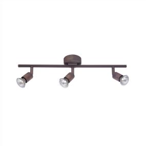 Nova Luce Base - Aufbaustrahler 3L - 49 x 8 x 10,9 cm - Rost