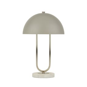 Searchlight Caroline - Tischleuchte - Ø 25 x 40,5 cm - grau