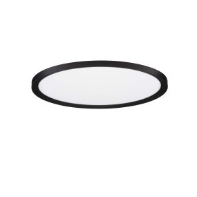Nova Luce Aoton - Deckenleuchte - Ø 40 x 5 cm - 35W dimmbar LED inkl. - Sand schwarz
