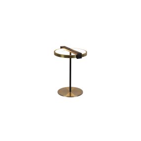 Searchlight Aerial - Tischleuchte - 28 x 35 cm - 3 Stufen dimmbar - 13W LED inkl - schwarz und gold