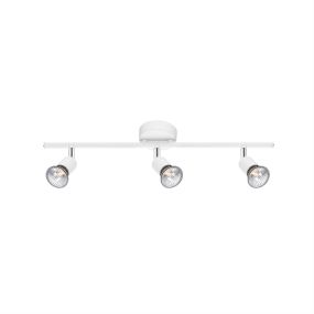 Nova Luce Base - Aufbaustrahler 3L - 49 x 8 x 10,9 cm - mattweiß
