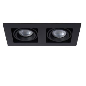 Lucide Chimney - Einbaustrahler - 205 x 115 mm, 185 x 95 mm Einbaumaß - schwarz