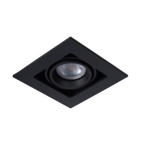 Lucide Chimney - Einbaustrahler - 115 x 115 mm, 97 x 97 mm Einbaumaß - schwarz