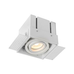 Lucide Trimless - Einbaustrahler - 97 x 97 mm, 97 x 97 mm Einbaumaß - weiß