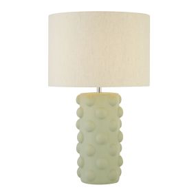 Searchlight Crazy - Tischleuchte - Ø 38 x 54 - grün und grau
