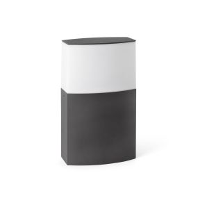 Faro Datna - Gartenpfosten - 18 x 11,5 x 30 cm - IP44 - dunkelgrau